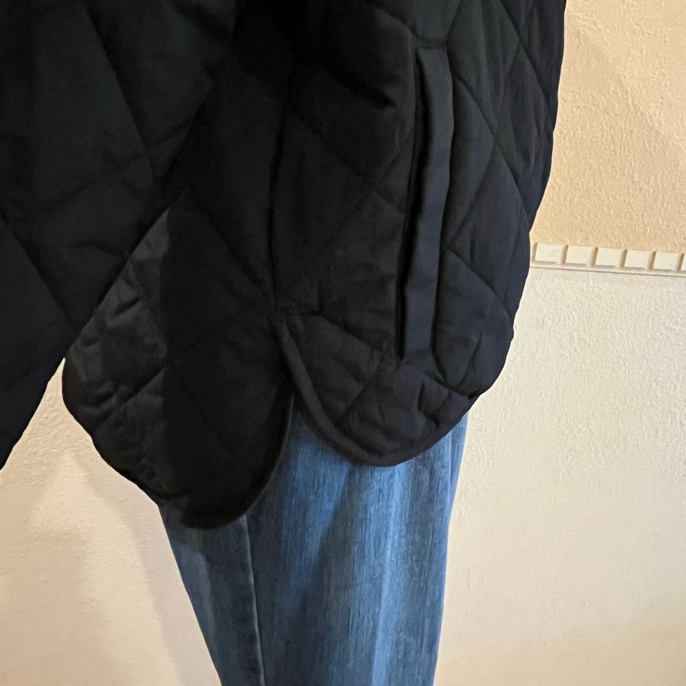 A New Day quilted light jacket. Waterproof. 2 pockets. Black. S-M. NWT - Picture 6 of 10